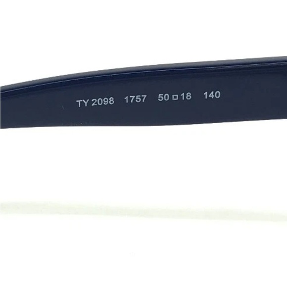 Tory Burch Eyeglasses Frames TY 2098 1757 Blue Brown Tortoise Square 50-18-140 - Picture 10 of 16